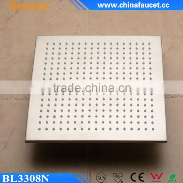 New Bathroom 8 Inch Brushed Stainless Ceiling Water Saving Top Shower photo-3