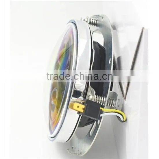 7" Motorcycle Chrome Daymaker Headlight Extension Trim Ring Bracket For Harley (Fits: Harley) photo-3