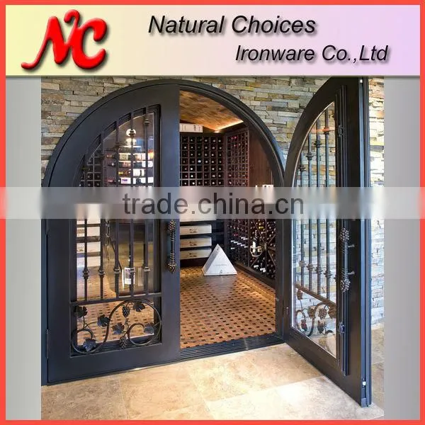 Popular Arched Interior Doors for Wine Cellar