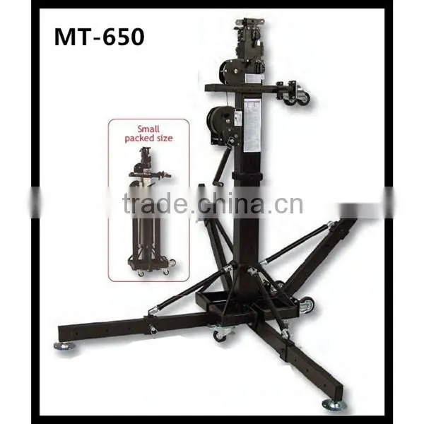 Easy to install lifting tower -- 250kg Strong loading capacity display stand 6.5m truss elevator tower Packing with Wooden case