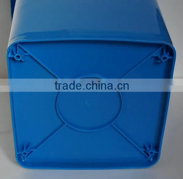 50L Outdoor Plastic PP 13 Gallon Trash Can With Wheels photo-3