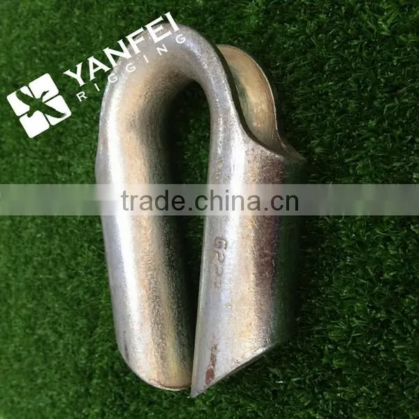Galvanized Carbon Steel Wire Rope Tube Thimble, Cable Thimble photo-6