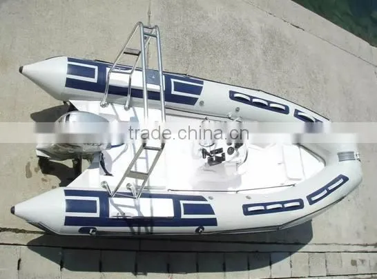 4.2m Fibreglass Inflatable Boat for Water Sports
