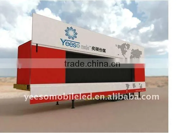 Hot !!!YEESO Mobile Stage Container C40 , Outdoor Billboard , Night Movies With P8 Led Display Screen for Popular Concerts! photo-2
