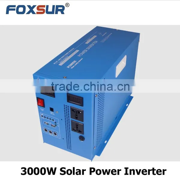 3000W Digital Display Pure Sine Wave Solar Inverter With PWM Solar Controller 12V dc to 110V AC With Battery Charger photo-3