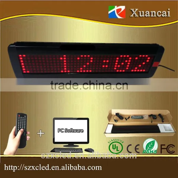 P7.62-7x40(5.3x31cm Lighting Area) Wireless Advertising Led Display Programming Running Small Led Displays Quality Choice Most Popu photo-2