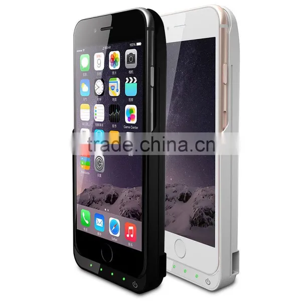 Wholesale Cheap China 6000 MAh External Battery Door Back Cover for IPhone 6, Charger Power Bank Plastic Case for IPhone 6 photo-2