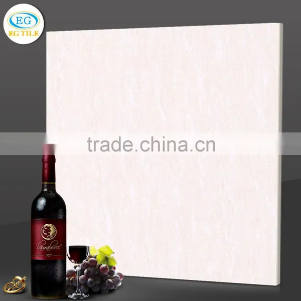 24X24 600X600 Spanish Beige Soluble Salt Vitrified Polished Porcelain Floor Tile