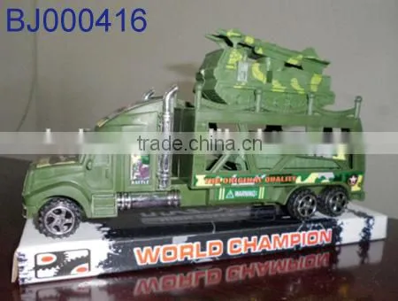Toys Factory Cheap Toy Plastic Military Army Trucks With Tank and Car photo-2