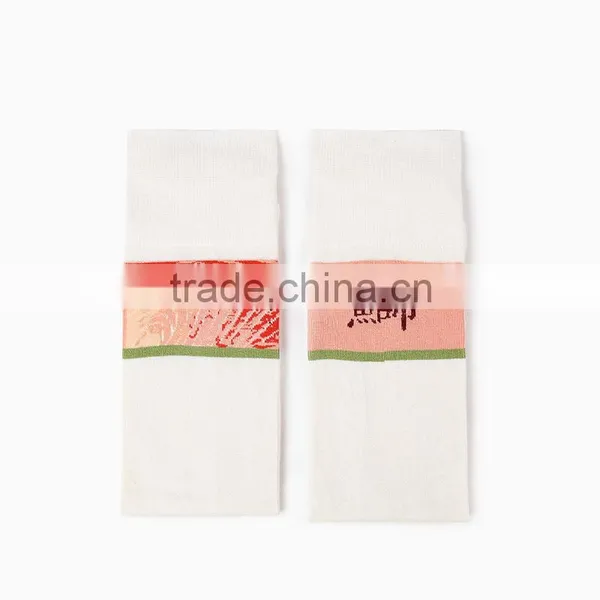 Japanese Knee High Toe Socks Label Socks Printing