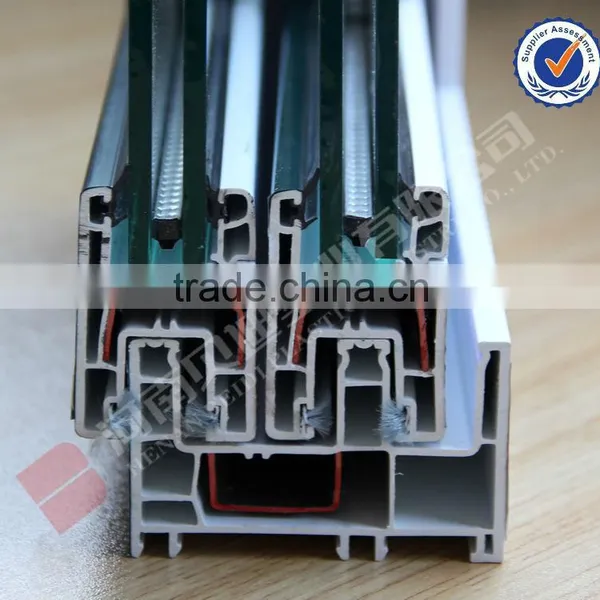 UPVC Steel Reinforcement Window Grill Design Horizontal or Vertical Sliding Windows photo-5