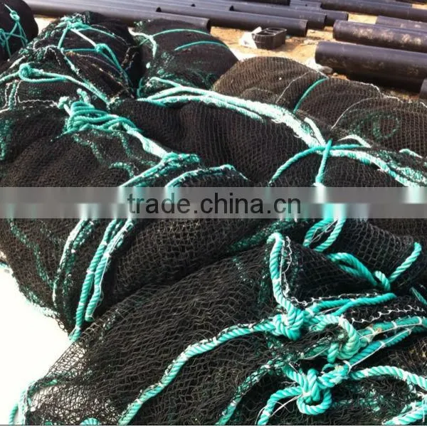PE knotted fish farming cage net