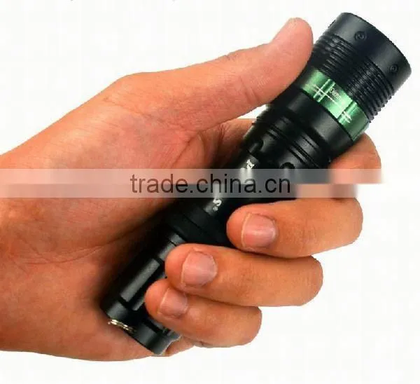 POPPAS T820 Hot Sale XPE Led Adjustable Focus Aluminum Police Security Led Flashlight photo-5