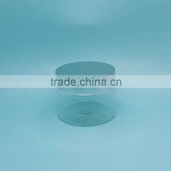 150ml Clear Cylinder Plastic PET Jars, 5 oz Plastic Cosmetic Jars photo-3