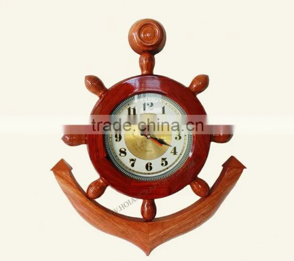 ANCHOR CLOCK, NAUTICAL DECOR OF VIETNAM - HANDICRAFT PRODUCT