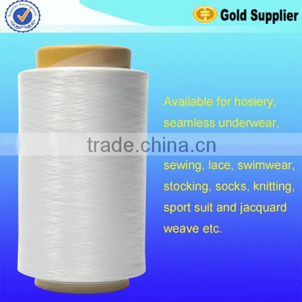 Stretch Twist Manufacture Raw White Nylon 6 66 Yarn for Knitting Socks