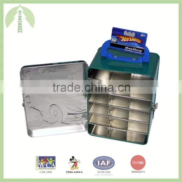 Taishan Factory Rectangle Tin Packaging With Divider,0.23mm photo-2