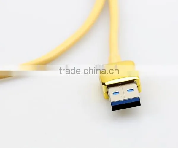 Micro Usb dc Charging Port Cable for Samsung Bright Yellow Shell photo-2