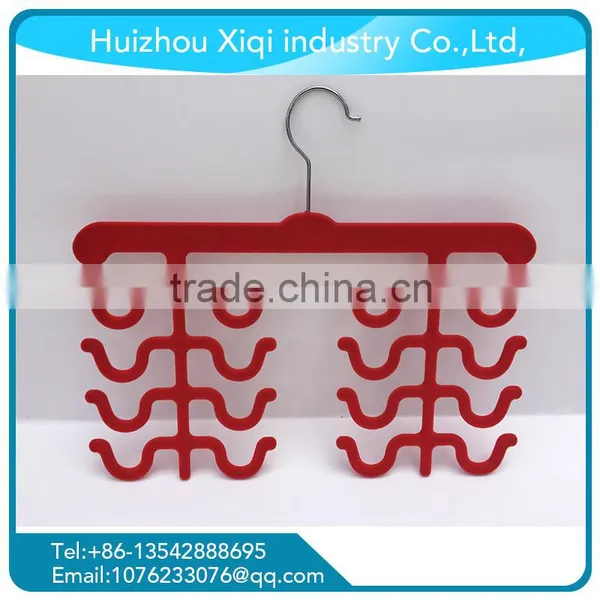 Flocking Hanger Plastic Coat Hanger Pants Hanger