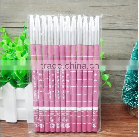 Newest Fashoin Korea Waterproof Long Lasting Makeup Wooden Lip Liner Pencil Lipliner 28 Colors photo-6