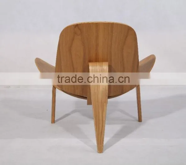 Replica CH07 Plywood Hans Wegner Shell Chair photo-5