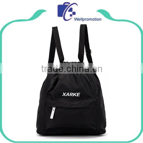 New Arrival Colorful Polyester Drawstring School Backpack Bag photo-3