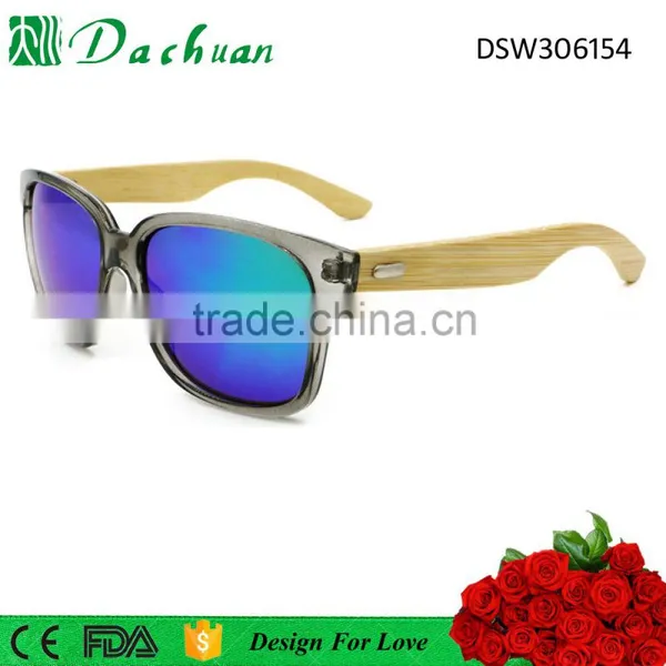 2016 New Italy Design ce Bamboo Sunglasses Factory photo-3
