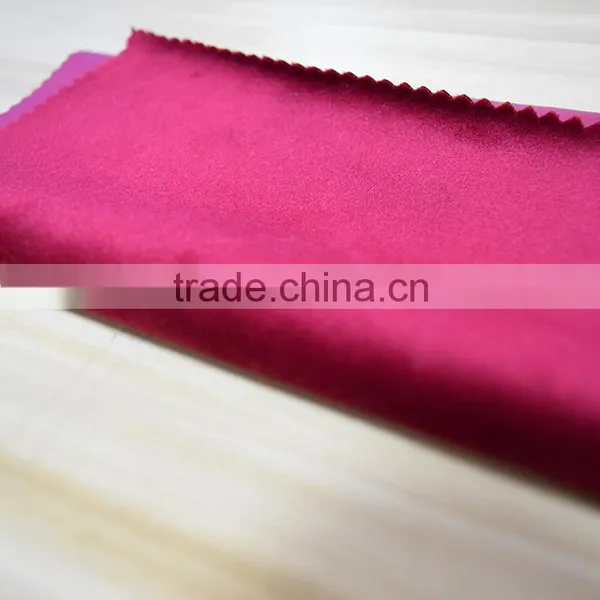 94% Polyester 6% Spandex,100% PU Waterproof Imitation Sheeepskin Fashion Fabric in Stock photo-4