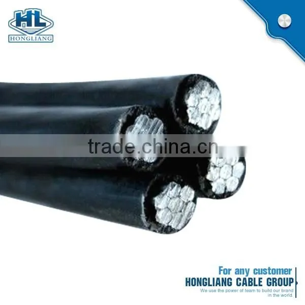 XLPE Insulated Aerial Bundled Cables 6.35/11,12.7/22,19/33kV Thermocouple Abc Overhead Cable Wires photo-3
