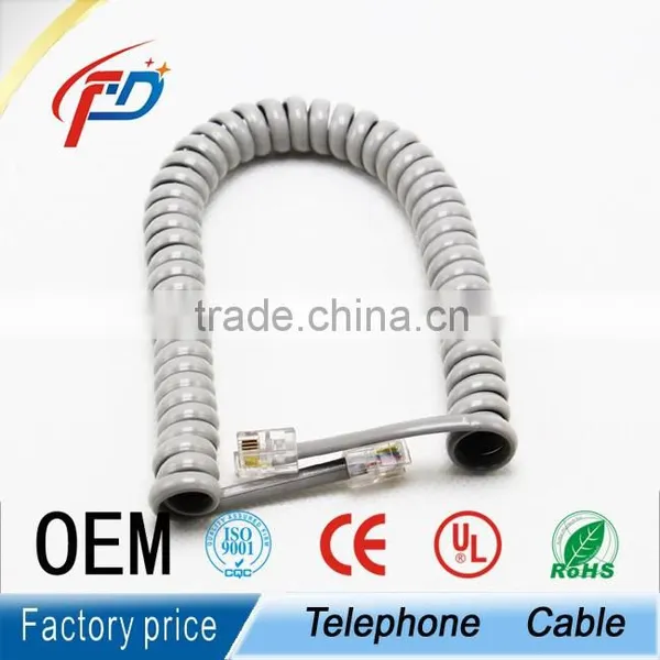 2C 4C Flat Telephone Wire With RJ11 Connectors photo-2