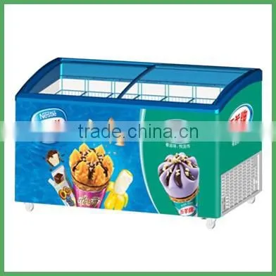 CE Approved Supermarket High Quality Ice Cream Display Freezer photo-3