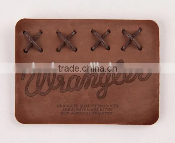 Leather Logo Patch Embossing Stamp in Garment Label photo-6