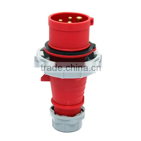 CF282 IP67 4 Pin Nylon Industrial Outdoor Waterproof Plug 400V 16A photo-3