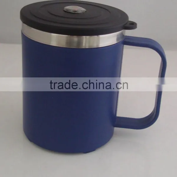 Kid Drink Mugs Plastic Small Mugs 220ml Double Wall Stainless Steel Coffee Mug photo-2
