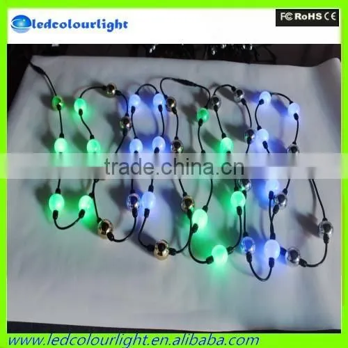 Madrix Software 50mm 3D Hanging Multi Color Changing Night Club Led Ball Light photo-5
