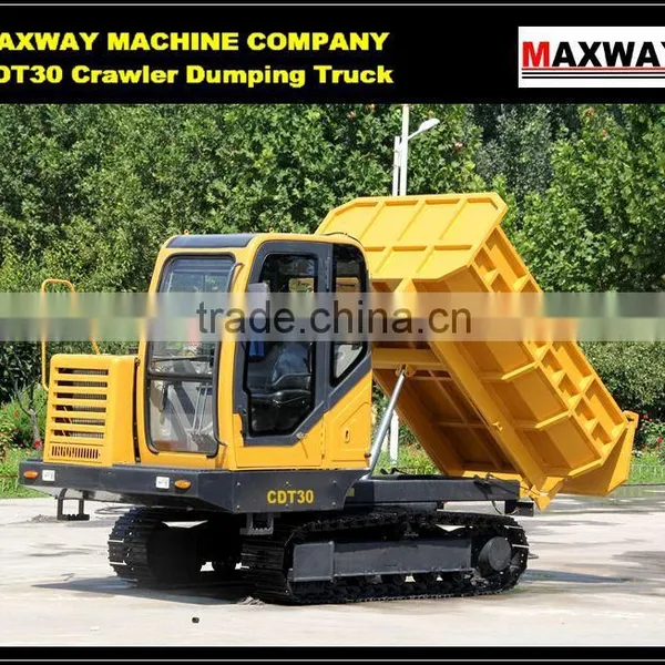 Hydraulic Self-unloading Crawler Type Farm Tractor for Palm , CE / ISO / SGS , Model: CDT60 photo-5
