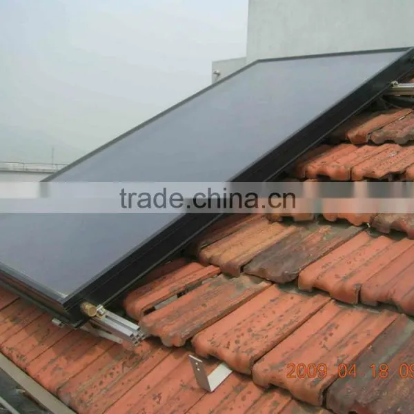 Flat Plate Solar Hot Water Panel With Black Chrome Coating photo-2