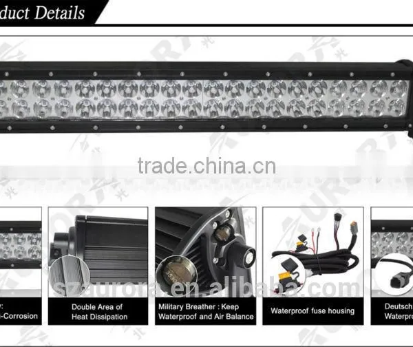 AURORA 20" Dual Row Offroad Led With Car Roof Mount photo-3