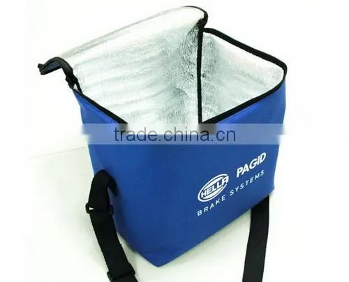 Promotional Non Woven Cooler Bags Zipper Closure - 6 Can photo-2