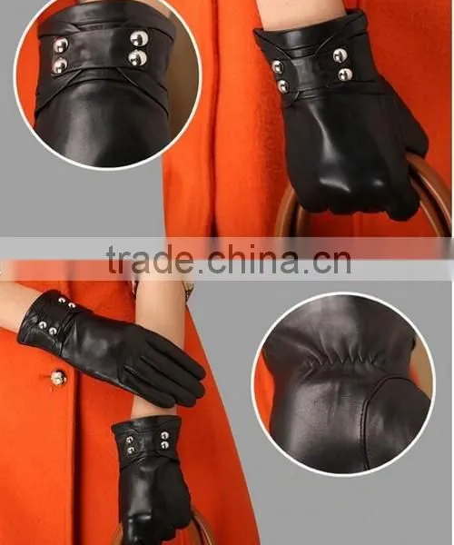 Chinese Imports Cheap Leather Gloves Warm Beautfy Cheap Leather Gloves photo-6