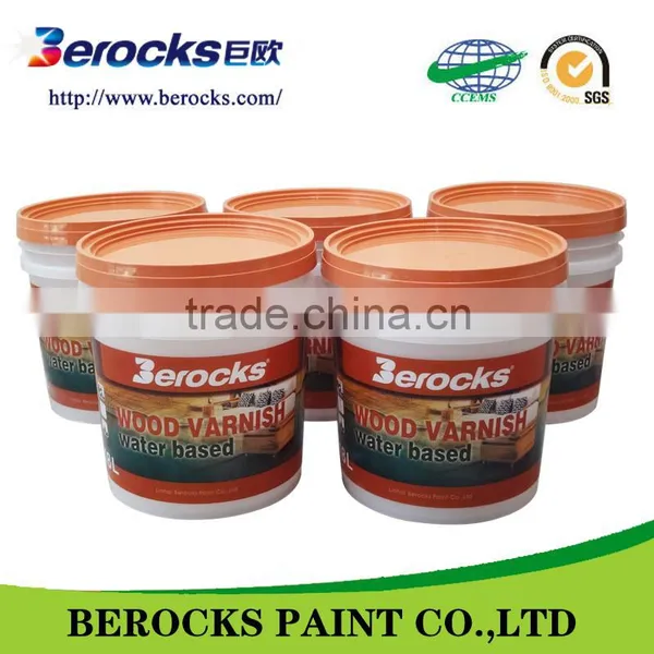 White Matt Water Based Wood Paint photo-2