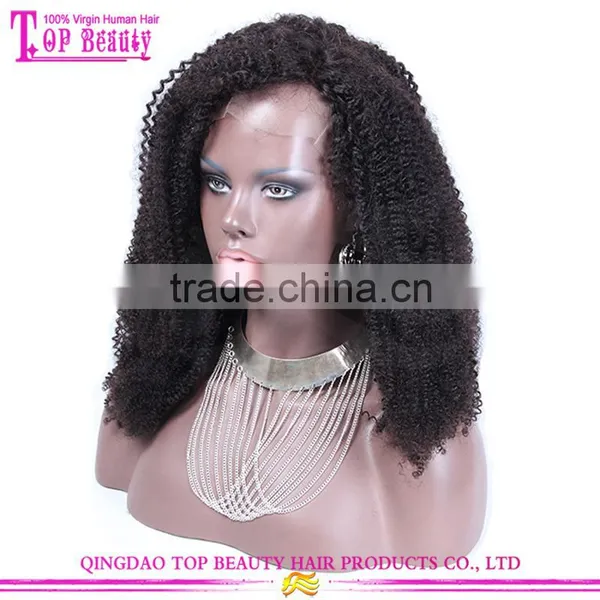 Luffy Hair Supply 22inch Afro Kinky Curly Full Lace Wigs Mongolian Kinky Curly Hair Wigs Popular Curly Afro Wigs for Black Women photo-6