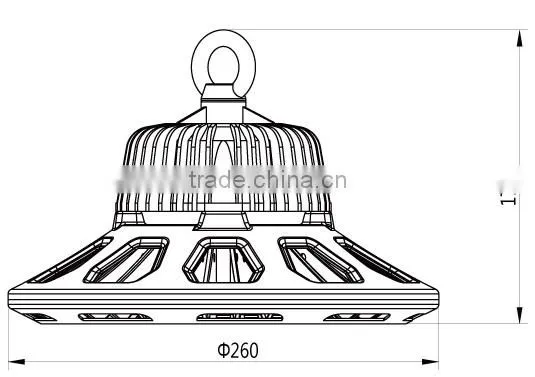 Led Linear High Bay Light 100w 160w 240w Led Smd Super Bright Ufo Light With 3 Years Warranty photo-5
