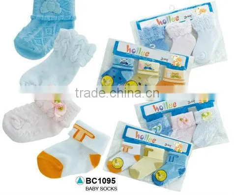BC1095 soft touch baby socks,beautiful baby sock