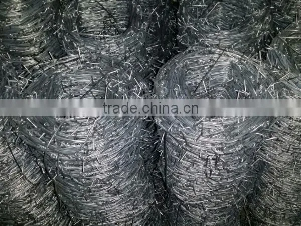 1.60mm-2.6mm Reverse Twist Barbed Wire/ Double Twist Barbed Wire 100m/200m/500m/roll photo-3