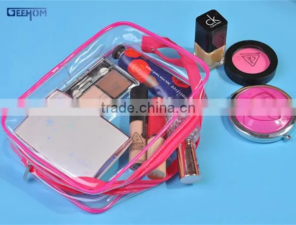 Clear Rectangle Pvc Zipper Waterproof Travel Bag Set photo-4