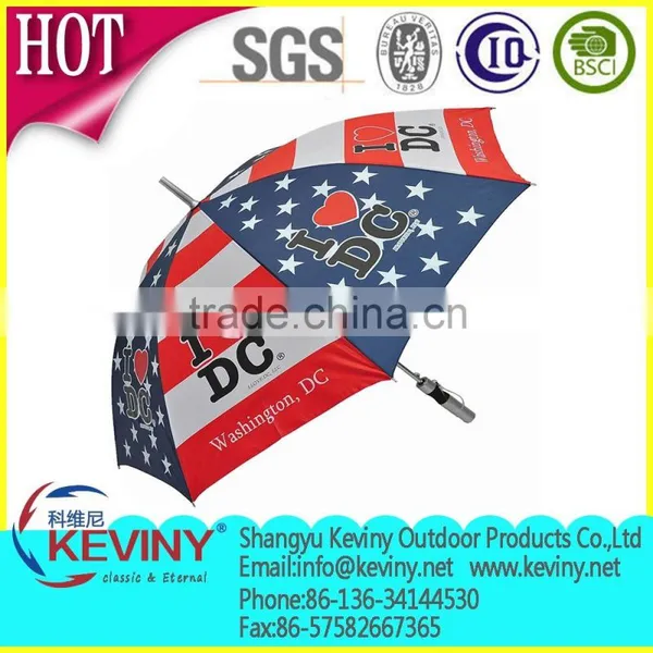 Bumbershoot Printing Umbrella Straight Auto Open Cheap Umbrella photo-4