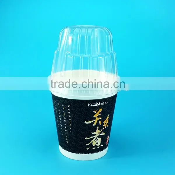 Disposable Paper Soup Cup for Noodle Cheap Paper Cups With Lid photo-3