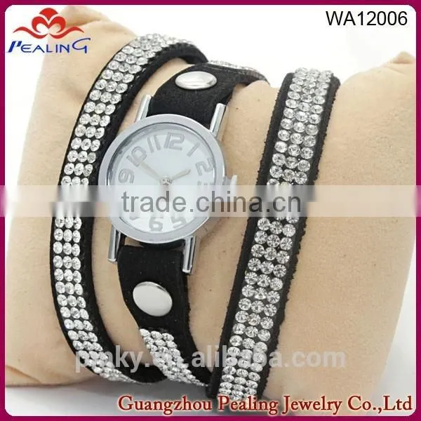 Best Selling New Style Colourful 4 Row Bling Bling Fashion Bangle Watch Ladies Watches photo-5