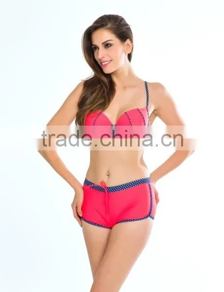 2017 Model Women High Waist Ladies Swim Wear photo-4